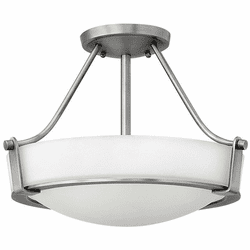 Hinkley 3220AN Hathaway Antique Nickel 16" Overhead Lighting