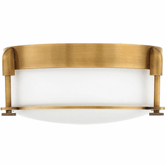Hinkley 3231HB Colbin Heritage Brass LED 12.5" Overhead Lighting Fixture