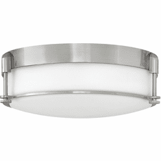 Hinkley 3233BN Colbin Brushed Nickel 16.5" Flush Mount Lighting