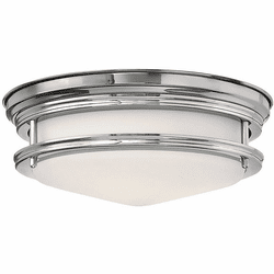 Hinkley 3302CM Hadley Chrome Flush Mount Lighting