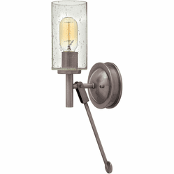 Hinkley 3380AN Collier Antique Nickel LED Wall Lamp