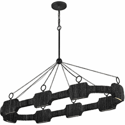 Hinkley 34107CBK Raffi Modern Carbon Black LED Island Lighting
