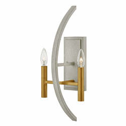 Hinkley 3460CG Euclid Contemporary Cement Gray Wall Light Sconce