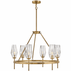 Hinkley 38255HB Ana Modern Heritage Brass LED Chandelier Light