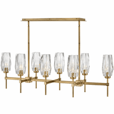 Hinkley 38256HB Ana Contemporary Heritage Brass LED Island Light Fixture