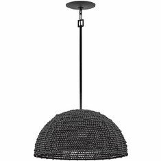 Hinkley 38464BK Dalia Contemporary LED 20" Lighting Pendant