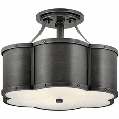 Hinkley 4444BLB Chance Modern Blackened Brass LED Home Ceiling Lighting