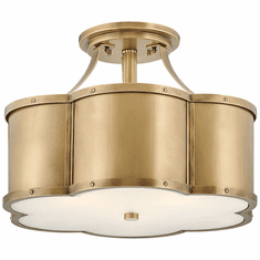 Hinkley 4444HB Chance Modern Heritage Brass LED Overhead Light Fixture