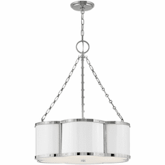Hinkley 4446PN Chance Contemporary Polished Nickel LED Drop Ceiling Lighting