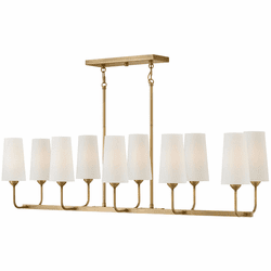 Hinkley 45005HB Lewis Heritage Brass LED Kitchen Island Light