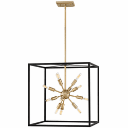 Hinkley 46314BLK Aros Contemporary Black LED Foyer Lighting Fixture