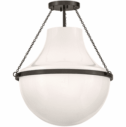 Hinkley 46893BX Collins Modern Black Oxide LED 20" Ceiling Lighting Fixture
