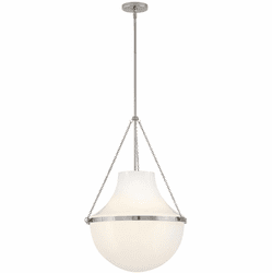 Hinkley 46894PN Collins Contemporary Polished Nickel LED 20" Drop Lighting