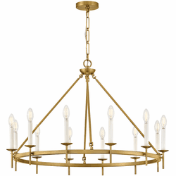 Hinkley 47476LCB Copley Contemporary Lacquered Brass Lighting Chandelier