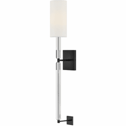 Hinkley 47610BK Anika Modern Black Wall Lighting Sconce