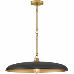 Hinkley 48165LCB-BK Sadie Modern Lacquered Brass Pendant Lighting Fixture