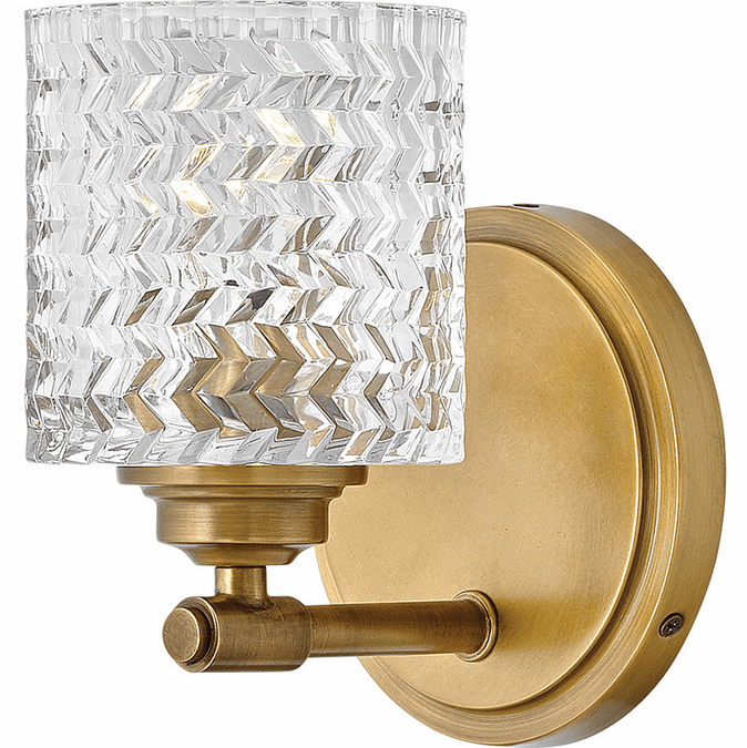 Hinkley 5040HB Elle Heritage Brass Wall Sconce