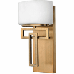 Hinkley 5100BR Lanza Contemporary Brushed Bronze Lighting Wall Sconce