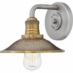 Hinkley 5290AN Rigby Contemporary Antique Nickel Wall Lamp
