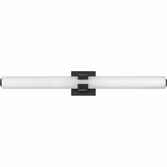 Hinkley 53063BK Aiden Contemporary Black LED 31" Bathroom Sconce Lighting