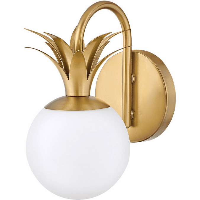 Hinkley 54150HB Palma Modern Heritage Brass LED Wall Lamp
