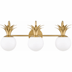 Hinkley 54153HB Palma Modern Heritage Brass LED 3-Light Bath Light Fixture