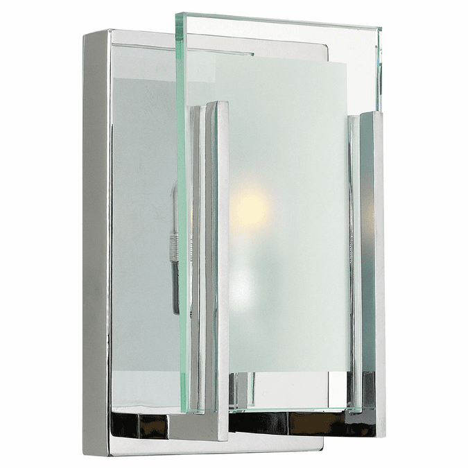 Hinkley 5650CM Latitude 8 Inch Tall Chrome Finish Contemporary Wall Lighting