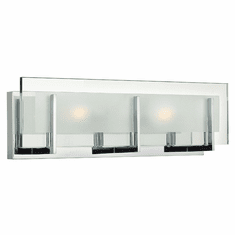 Hinkley 5652CM Latitude Chrome 2 Lamp Bathroom Vanity Light Fixture