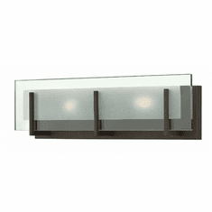 Hinkley 5652OZ Latitude Modern Oil Rubbed Bronze 2-Light Bathroom Light Fixture
