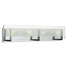 Hinkley 5654CM Latitude 26 Inch Wide 4 Lamp Chrome Vanity Light