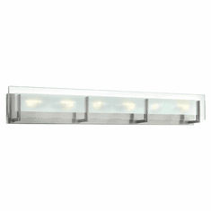 Hinkley 5656BN Latitude 6 Lamp Brushed Nickel 37 Inch Wide Vanity Lighting