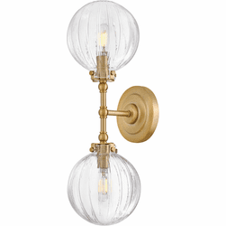Hinkley 57412LCB Helene Modern Lacquered Brass LED Wall Sconce