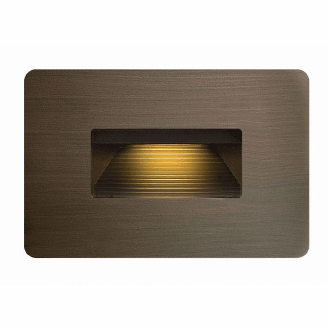 Hinkley Luna Modern Matte Bronze LED Outdoor Lighting Wall Sconce