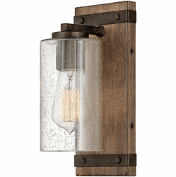 Hinkley 5940SQ Sawyer Modern Sequoia LED Wall Sconce Light