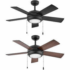 Hinkley 904042FMB-LIA Croft Modern Matte Black LED 42" Ceiling Fan