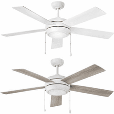 Hinkley 904052FCW-LIA Croft Contemporary Chalk White LED 52" Ceiling Fan
