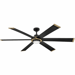 Hinkley 906964FMB-LDD Andros Contemporary Matte Black LED 64" Home Ceiling Fan