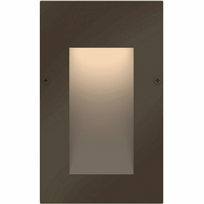 Hinkley Landscape 1562BZ Taper Contemporary Bronze LED Indoor / Low Voltage Outdoor Step Light