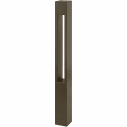 Hinkley Landscape 55602BZ Atlantis Modern Bronze Line Voltage LED Exterior Bollard