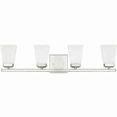 Home Place 114441PN-334 Baxley Polished Nickel 4-Light Bathroom Lighting