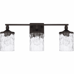 Home Place 128831BZ-451 Colton Contemporary Bronze 3-Light Bathroom Light Sconce