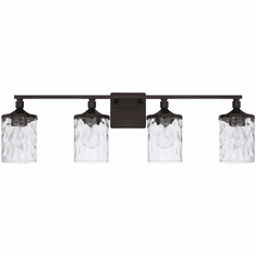Home Place 128841BZ-451 Colton Contemporary Bronze 4-Light Vanity Lighting Fixture
