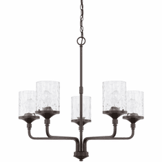 Home Place 428851BZ-451 Colton Contemporary Bronze Chandelier Lamp