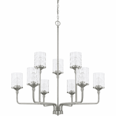 Home Place 428891BN-451 Colton Modern Brushed Nickel Chandelier Light