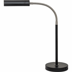 House of Troy FN150-BLK/SN Fusion Contemporary Black with Satin Nickel LED Table Lighting