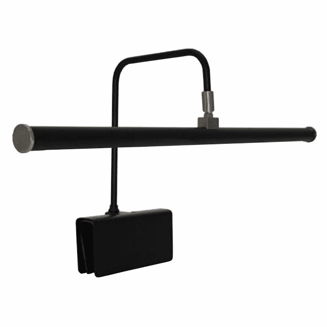 House of Troy GPLED19-527 Grand Piano Black & Satin Finish Transitional Piano Lamp Lighting - LED
