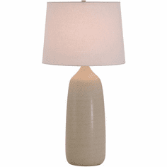 House of Troy GS101-OT Scatchard Modern Oatmeal Side Table Lamp