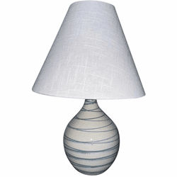 House of Troy GS200-EW Scatchard Emerald Wave Table Top Lamp