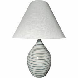House of Troy GS400-EW Scatchard Emerald Wave Table Light