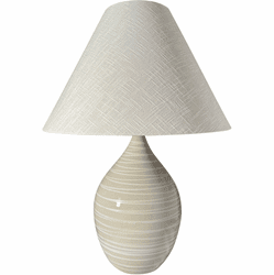 House of Troy GS400-NS Scatchard Natural Spiral Table Lamp Lighting
